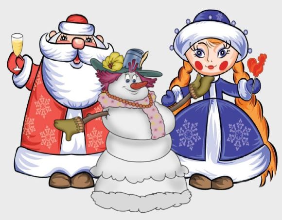 Снег снеговик снегурочка. Снегурочка и Снеговик. Снежная баба и Снегурочка. Дед Мороз и Снегурочка иллюстрация. Дед Мороз Снегурочка и Снеговик.