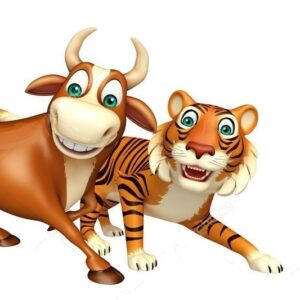 сценарий новогодний взрослым с тигром и быком