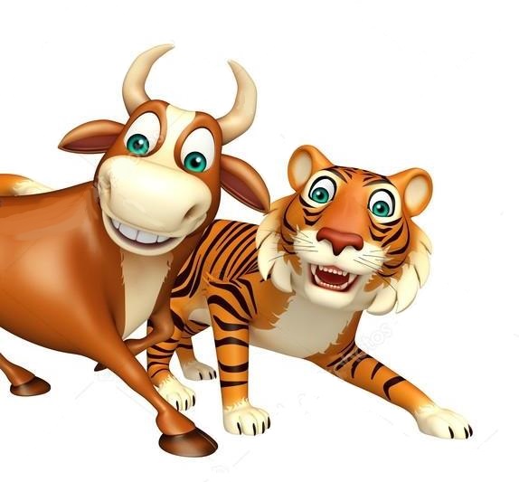 сценарий новогодний взрослым с тигром и быком