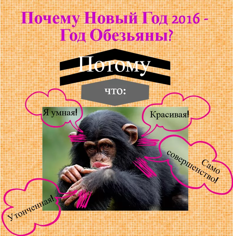 Конкурсы для семейного праздника «Год обезьяны 2016»