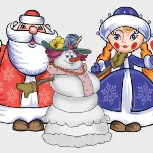 Шуточное выступление для взрослых со Снежной бабой (адапт. Год Змеи)