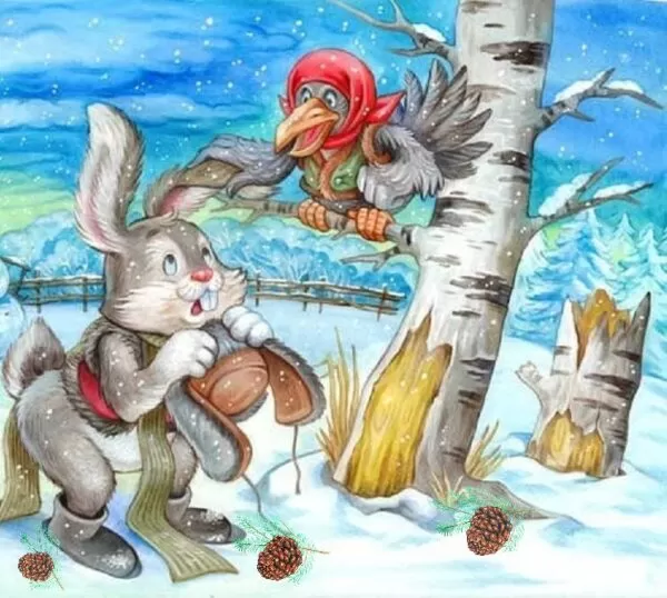 Сценарий новогодней сказки для детей в ДК: «Корзина шишек»